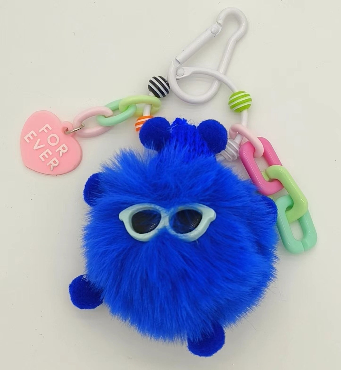 π Adorable Fluffy Buddy Keychain