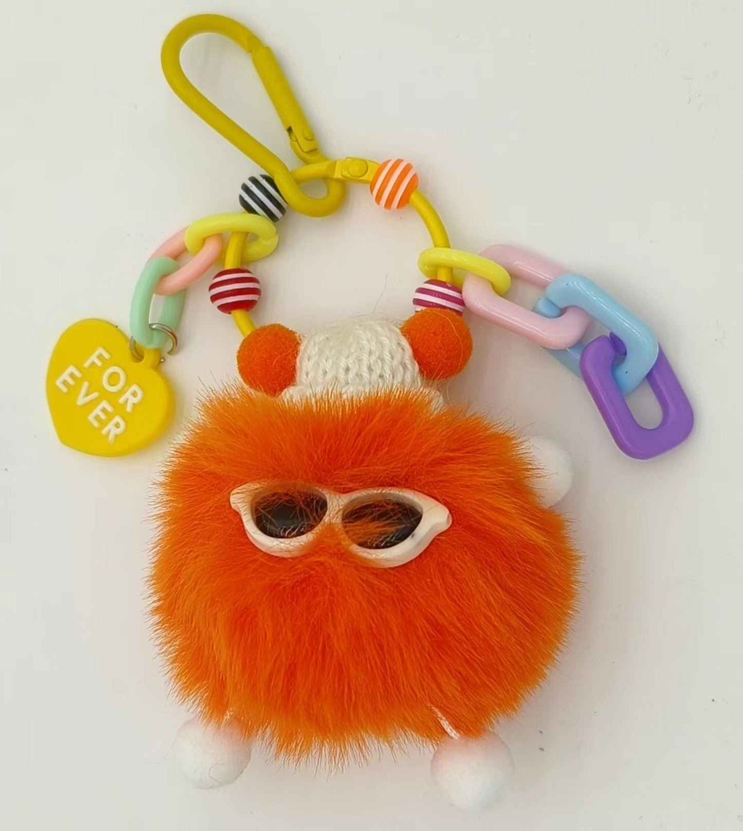π Adorable Fluffy Buddy Keychain