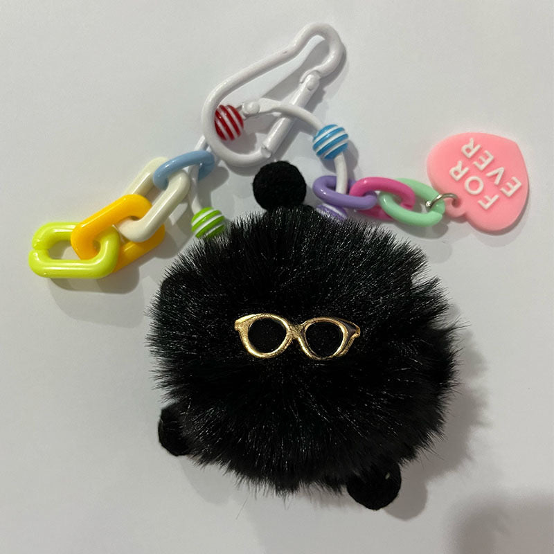π Adorable Fluffy Buddy Keychain