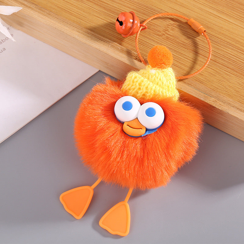 π Fluffy Duck Keychain