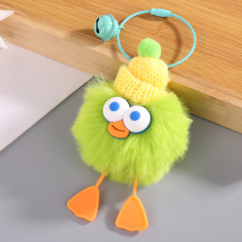 π Fluffy Duck Keychain