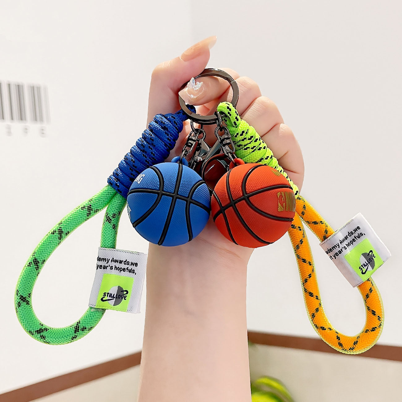 Mini Basketball Keychain