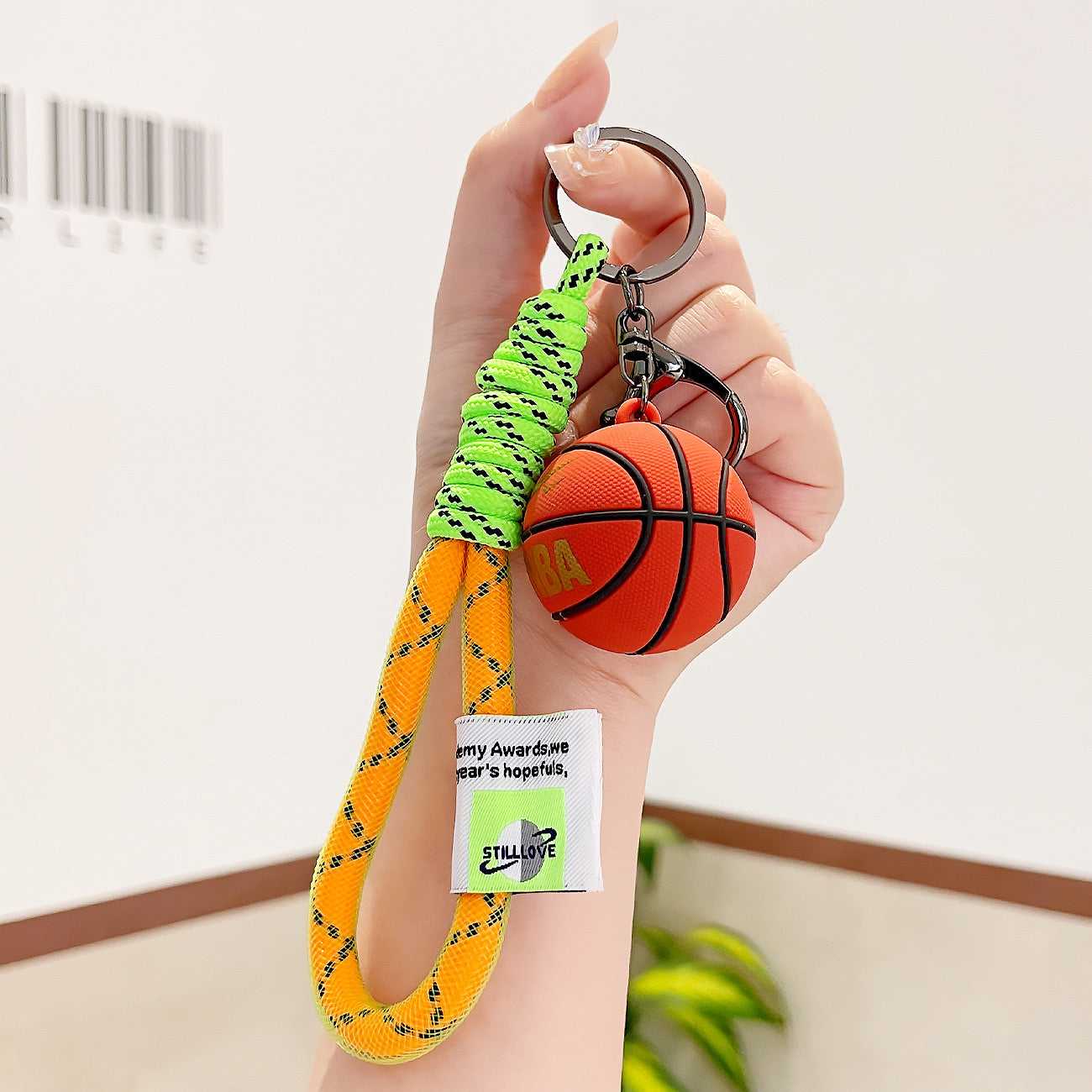 Mini Basketball Keychain