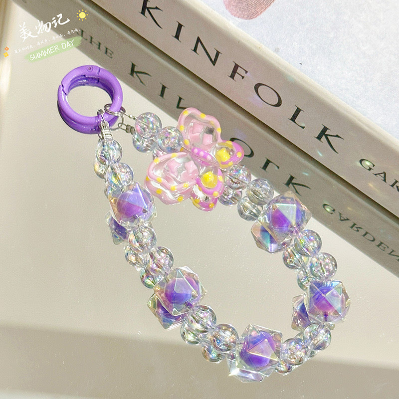 π¦ Elegant Beaded Butterfly Keychain