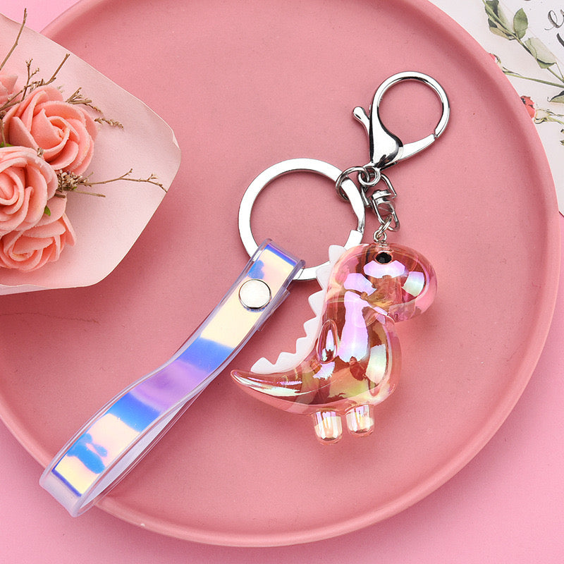 Glossy Dinosaur Keychain