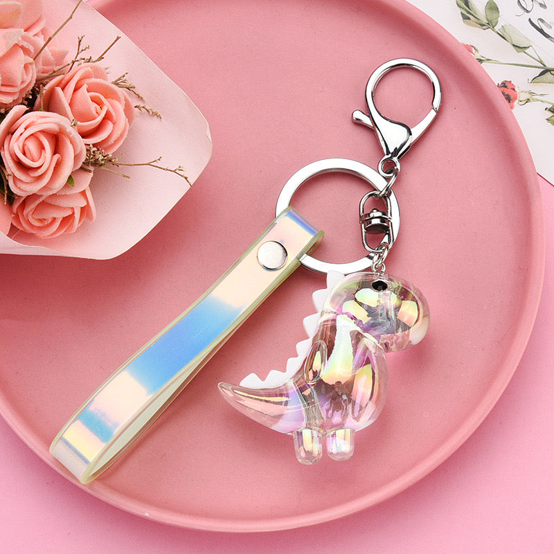 Glossy Dinosaur Keychain