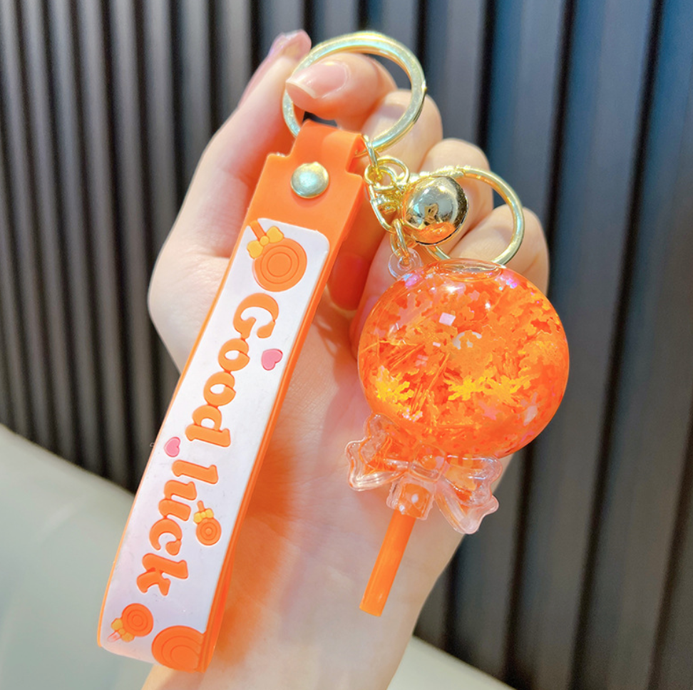 π Candy Lollipop Keychain