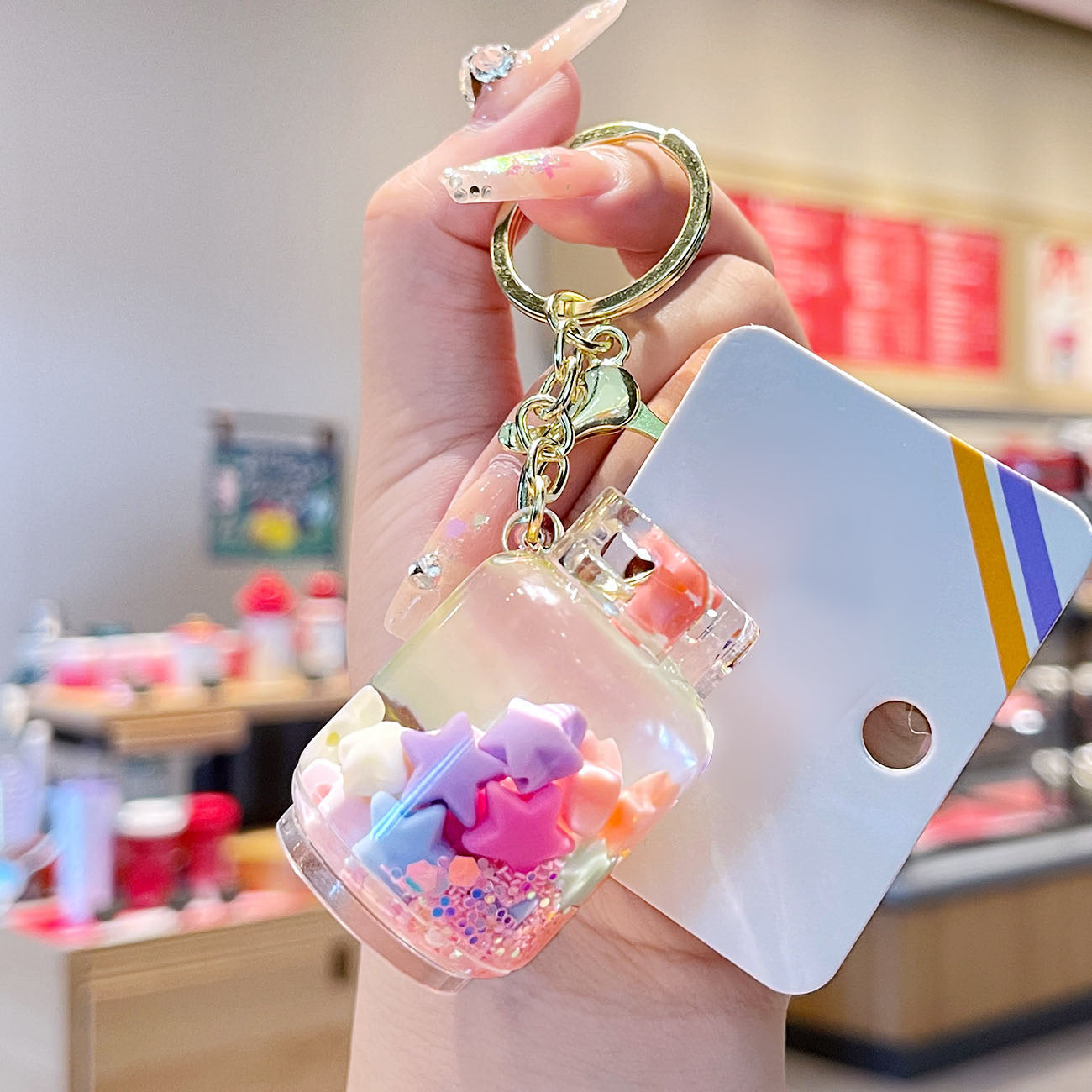 Cute Mini Gas Tank Keychain