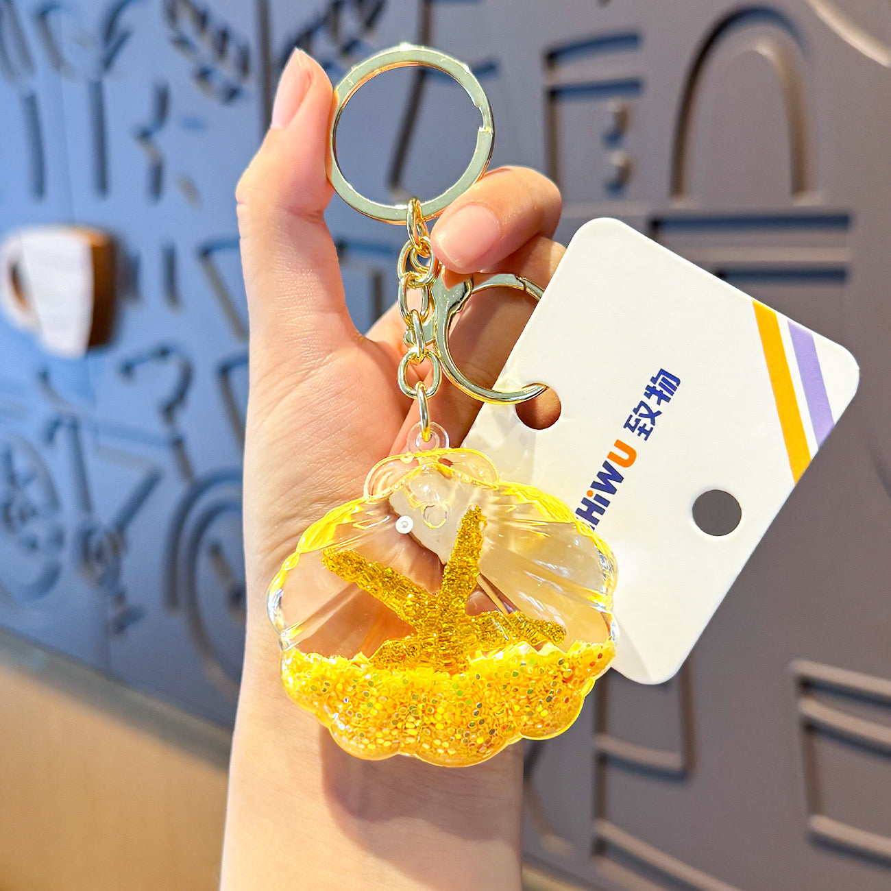 Enchanting Ocean-Themed Seashell Keychai