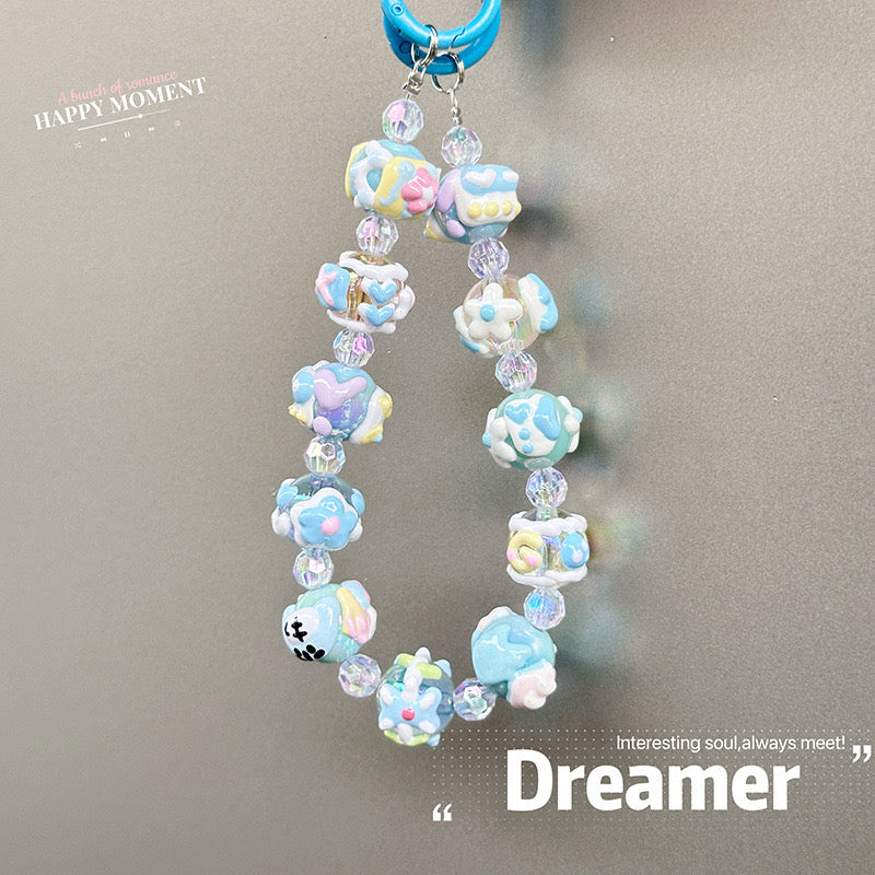 🌈 Charming Beaded Candy Keychain